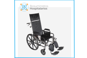 SILLA DE RUEDAS CON RESPALDO RECLINABLE