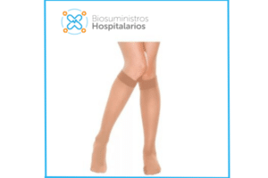 MEDIA A LA RODILLA DE COMPRESION 20 30 MMHG PUNTA CERRADA ARENA