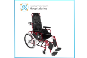 SILLA DE RUEDAS ESTÁNDAR RECLINABLE EN ALUMINIO